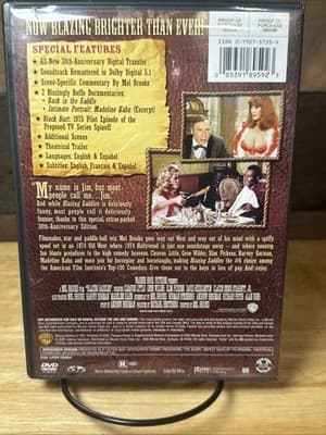 Blazing Saddles (1974) DVD Warner Bros Mel Brooks - Thumbnail 2