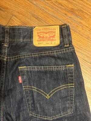 Levi’s 514 Boys / Youth Straight Leg Jeans Youth Size 16 Regular (28x28) - Thumbnail 4