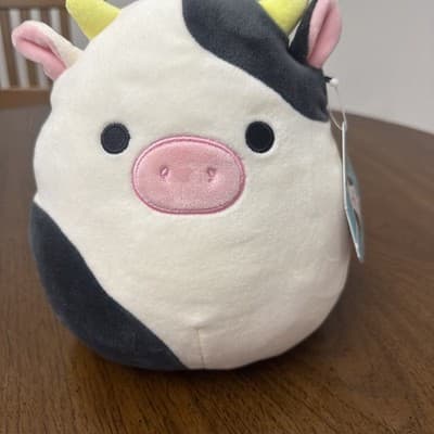 Squishmallow Connor The Cow 8 inch Plush Toy NWT