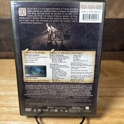 The Lord of the Rings: The Fellowship of the Ring (DVD, 2001) - Thumbnail 2