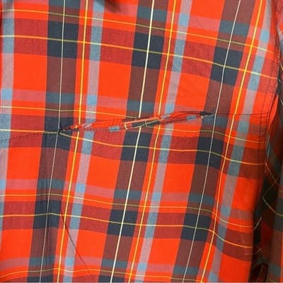 Alaskan Hardgear Duluth Trading Borealis Plaid Short Sleeve Shirt Mens Size 2XL - Thumbnail 5