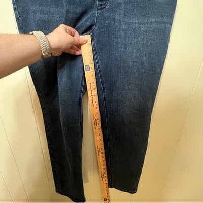 Chico's So Slimming Dark Wash Pull On Denim Jeans Women's Size 2.5 (14/16) - Thumbnail 9