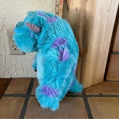 Authentic Disney Parks Monsters Inc. Sulley Fluffy Plush Stuffed Animal 12 inch - Thumbnail 6