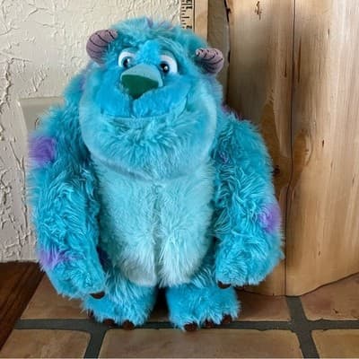 Authentic Disney Parks Monsters Inc. Sulley Fluffy Plush Stuffed Animal 12 inch - Thumbnail 5