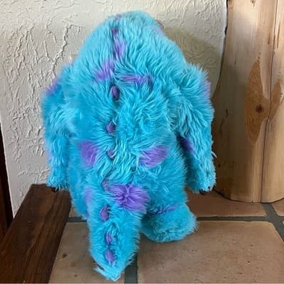Authentic Disney Parks Monsters Inc. Sulley Fluffy Plush Stuffed Animal 12 inch - Thumbnail 2