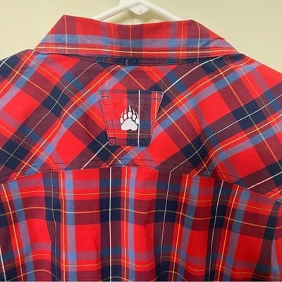 Alaskan Hardgear Duluth Trading Borealis Plaid Short Sleeve Shirt Mens Size 2XL - Thumbnail 10