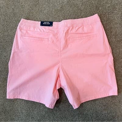 NWT Hollister Epic Flex Jogger Shorts Blossom Pink 7" Inseam Men's Size XL - Thumbnail 14