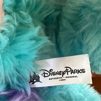 Authentic Disney Parks Monsters Inc. Sulley Fluffy Plush Stuffed Animal 12 inch - Thumbnail 3