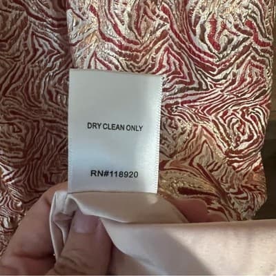 Lucy Paris Rose Gold Metallic Zebra-Print Midi Dress Size Medium - Thumbnail 12