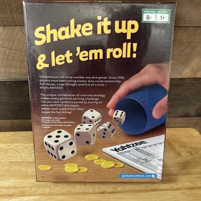 MB Milton Bradley YAHTZEE Board Game Brand New Sealed - Thumbnail 2