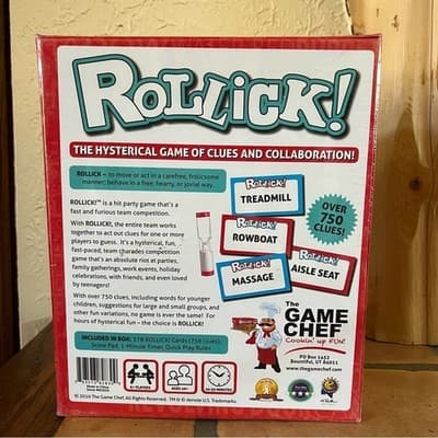 Brand New Rollick! The Hysterical Game of Clues & Collaboration Board Sealed - Thumbnail 3