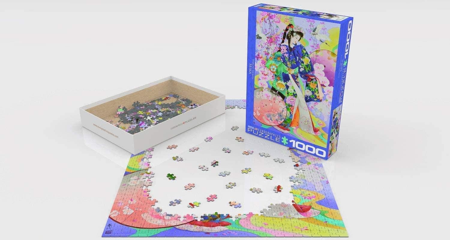 Eurographics Seika By Haruyo Morita 1000-Piece Puzzle - Thumbnail 3