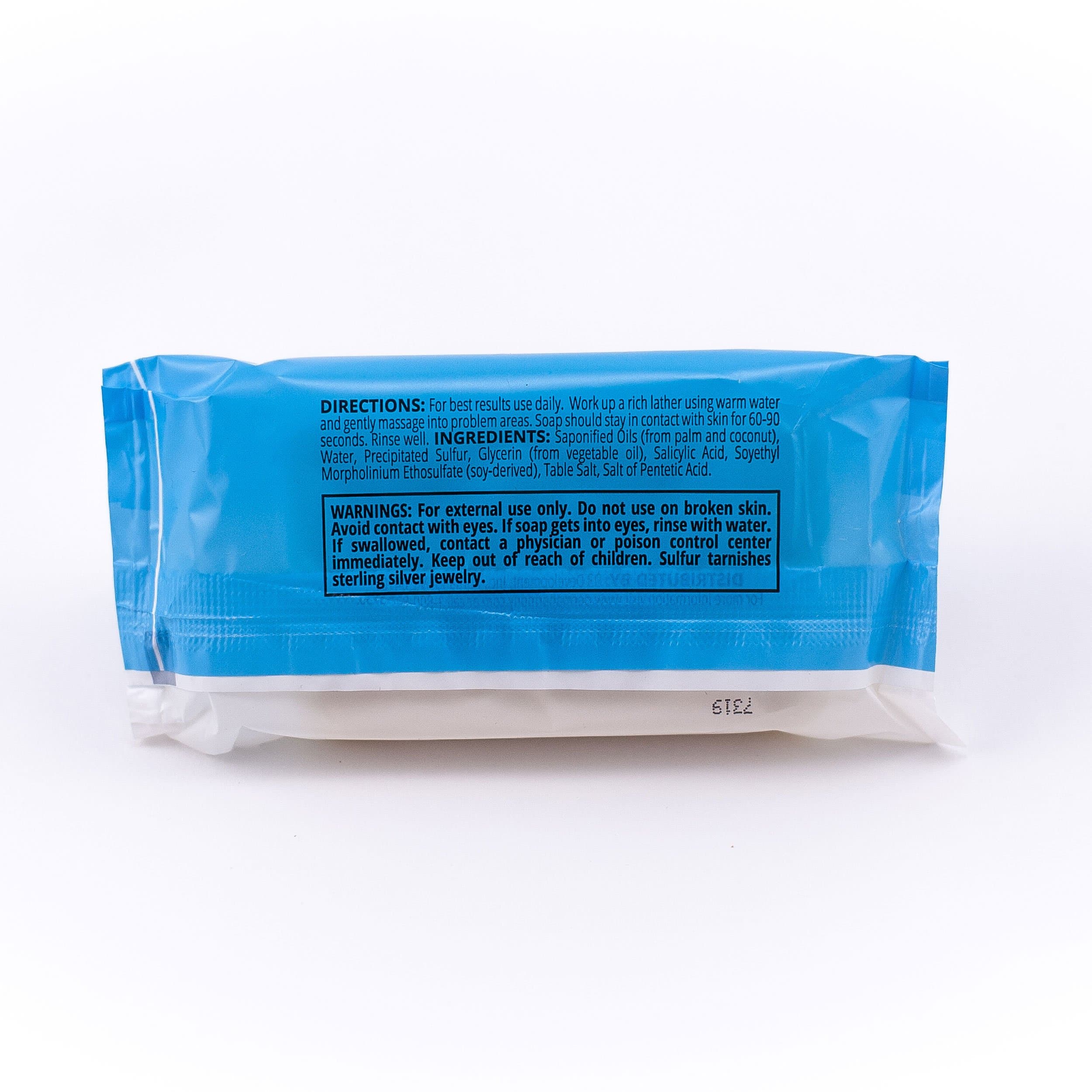 Dermaharmony Sulfur And Salicylic Acid Bar Soap 3.7 Oz Made In The Usa 3 Bars - Thumbnail 4