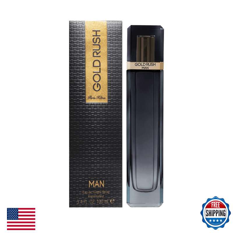 Gold Rush Man For Men 3.4 Fl Oz Edt Spray By Paris Hilton Black 137766077