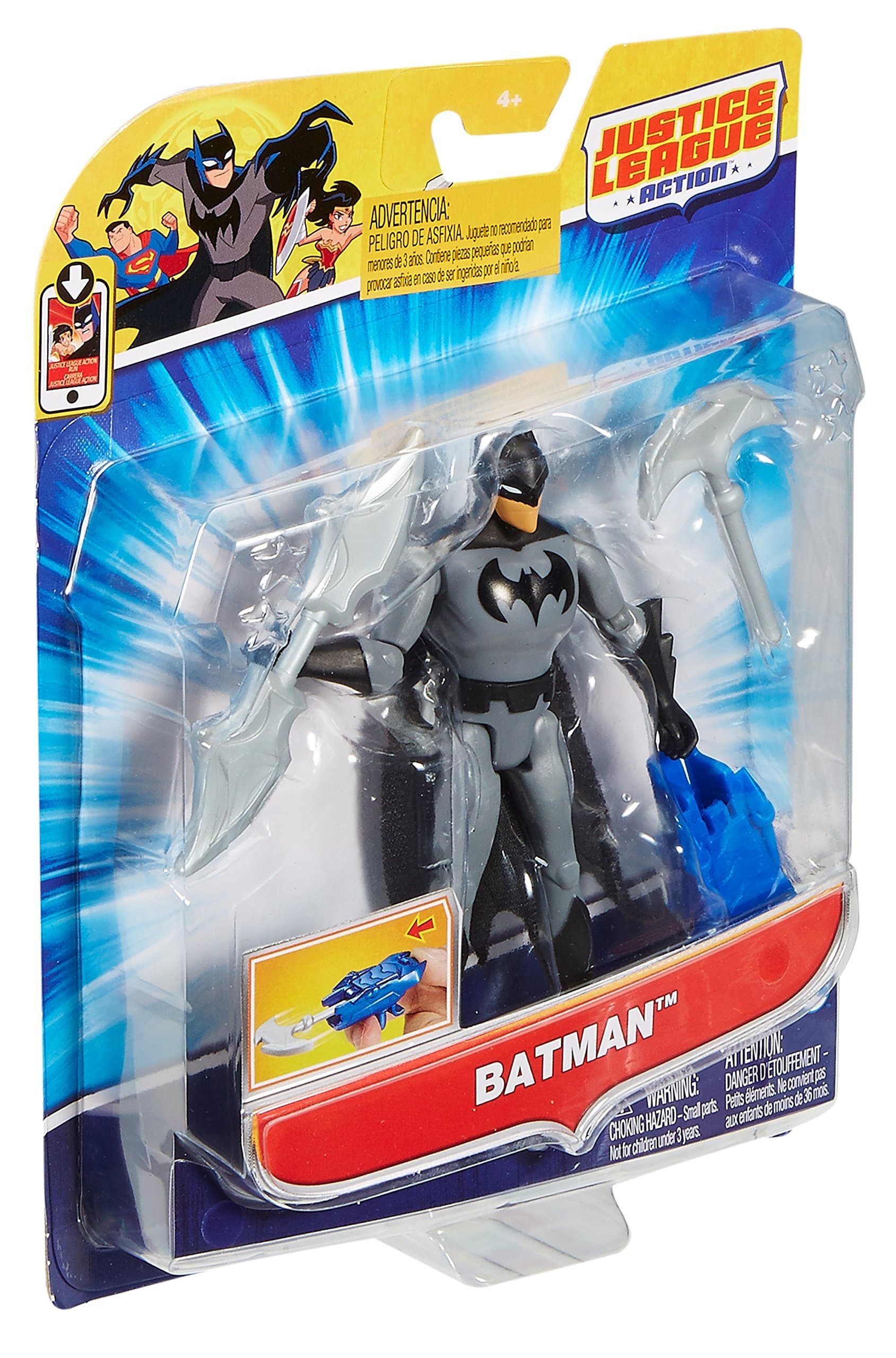 Mattel Dc Justice League Action Batman Figure 4.5 - Thumbnail 6