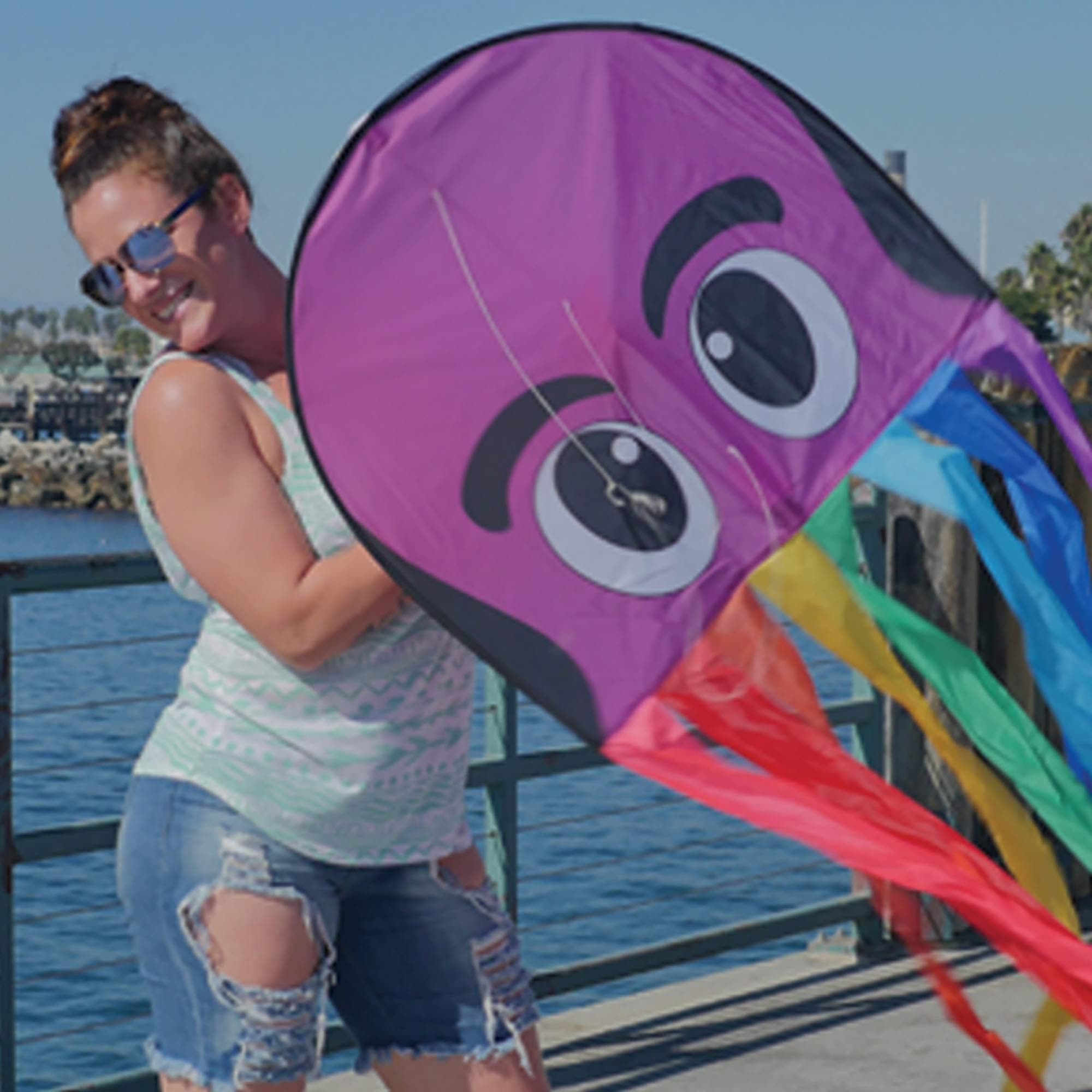 Windnsun Polyester Ripstop Octopus Kite 26 Inches - Thumbnail 4