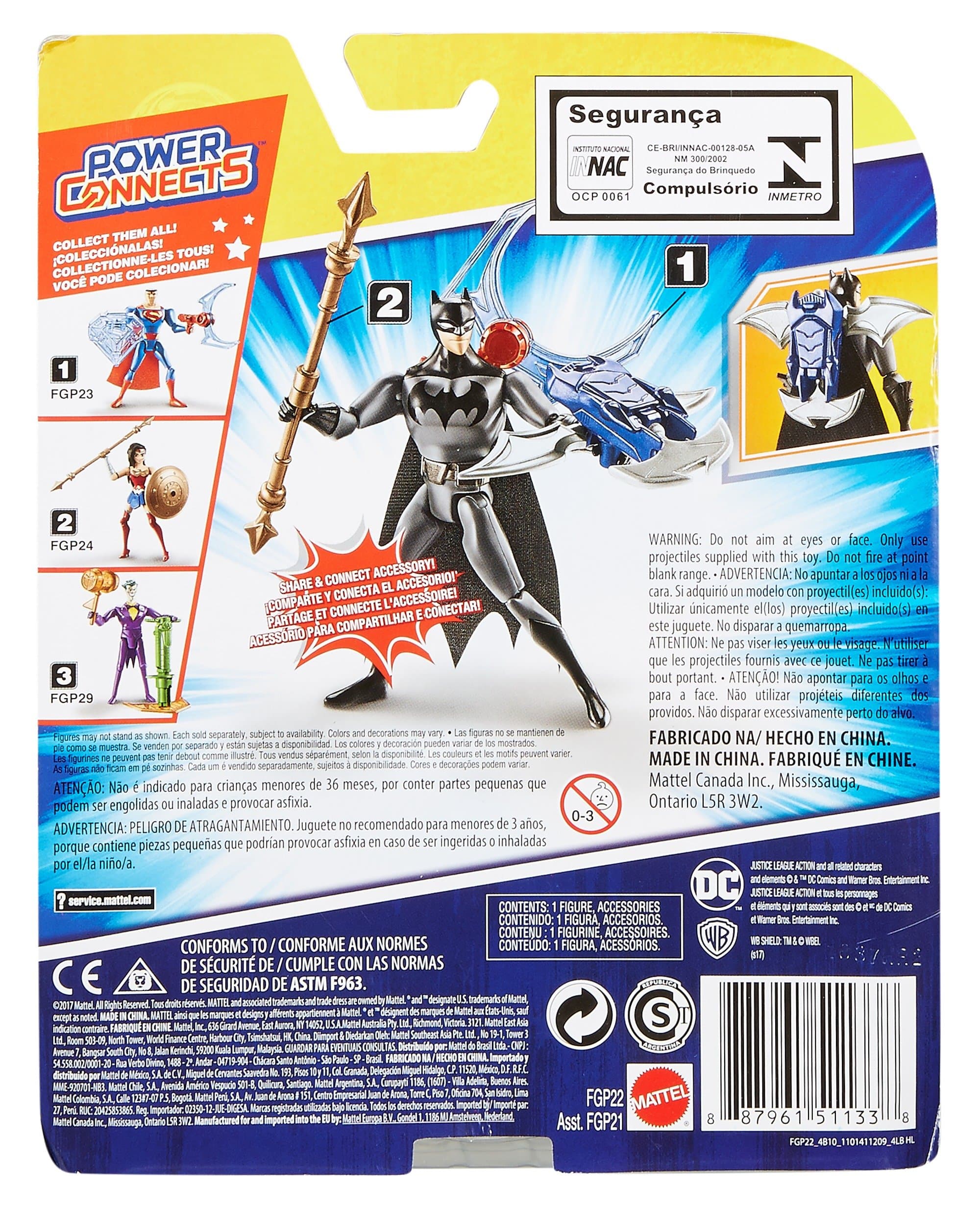 Mattel Dc Justice League Action Batman Figure 4.5 - Thumbnail 5