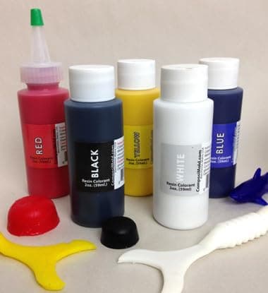 Composimold Black Epoxy Pigment Colorant Dye Tint 2Oz - Thumbnail 2