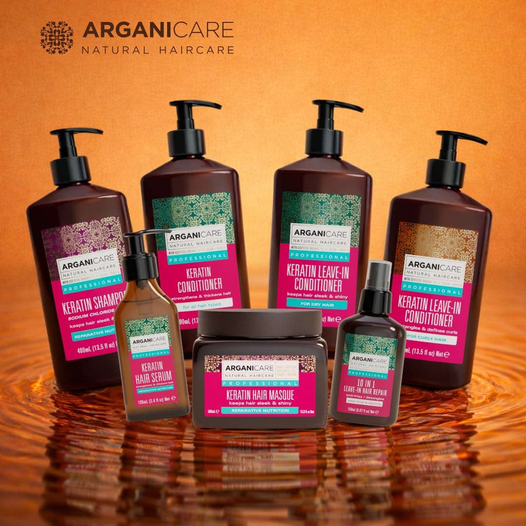 Arganicare Keratin Range Repair And Nutritious Mask Organic Keratin Nourishes - Thumbnail 7