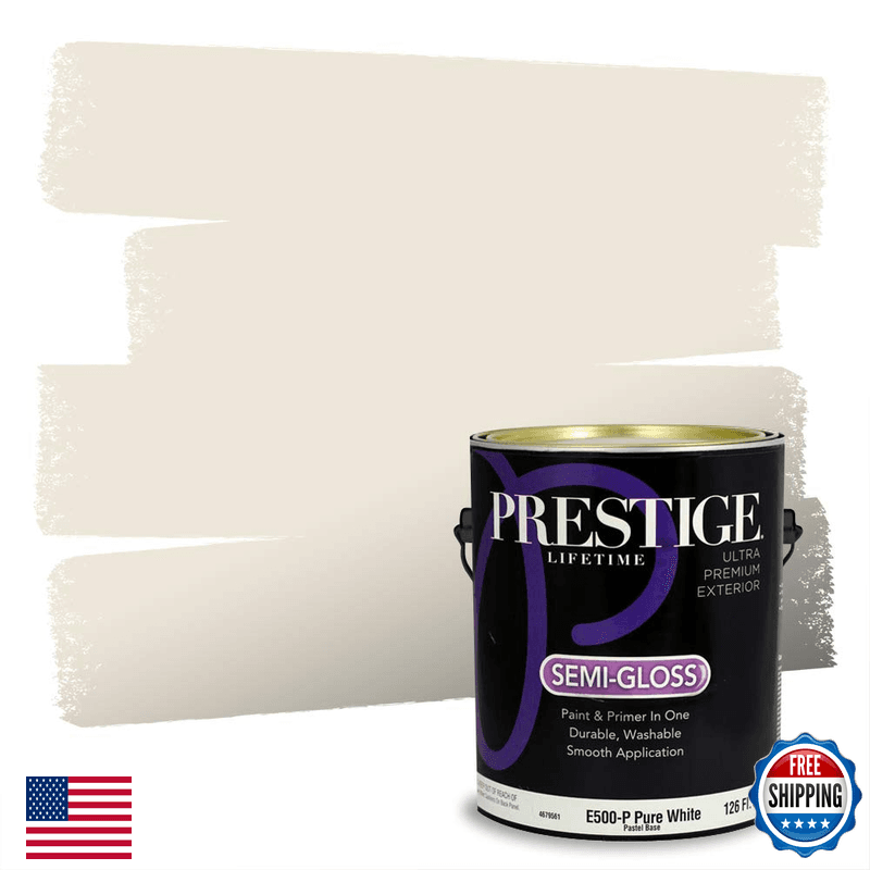 Prestige Paints Exterior Paint And Premiumr In One 1-Gallon Semi-Gloss Comparabl