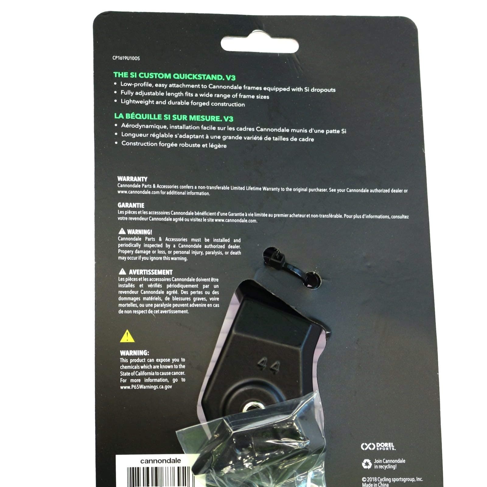 Cannondale Si V3 Bicycle Stand Black Si Dropout - Thumbnail 3