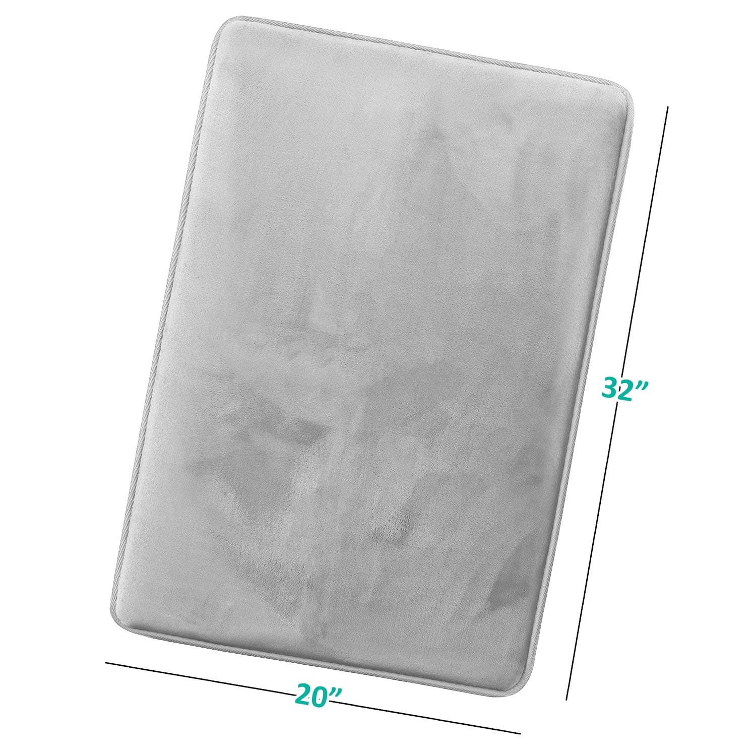 Clara Clark Bathroom Rugs Ultra Soft Plush Bath Mat For Bathroom Non-Slip - Thumbnail 3