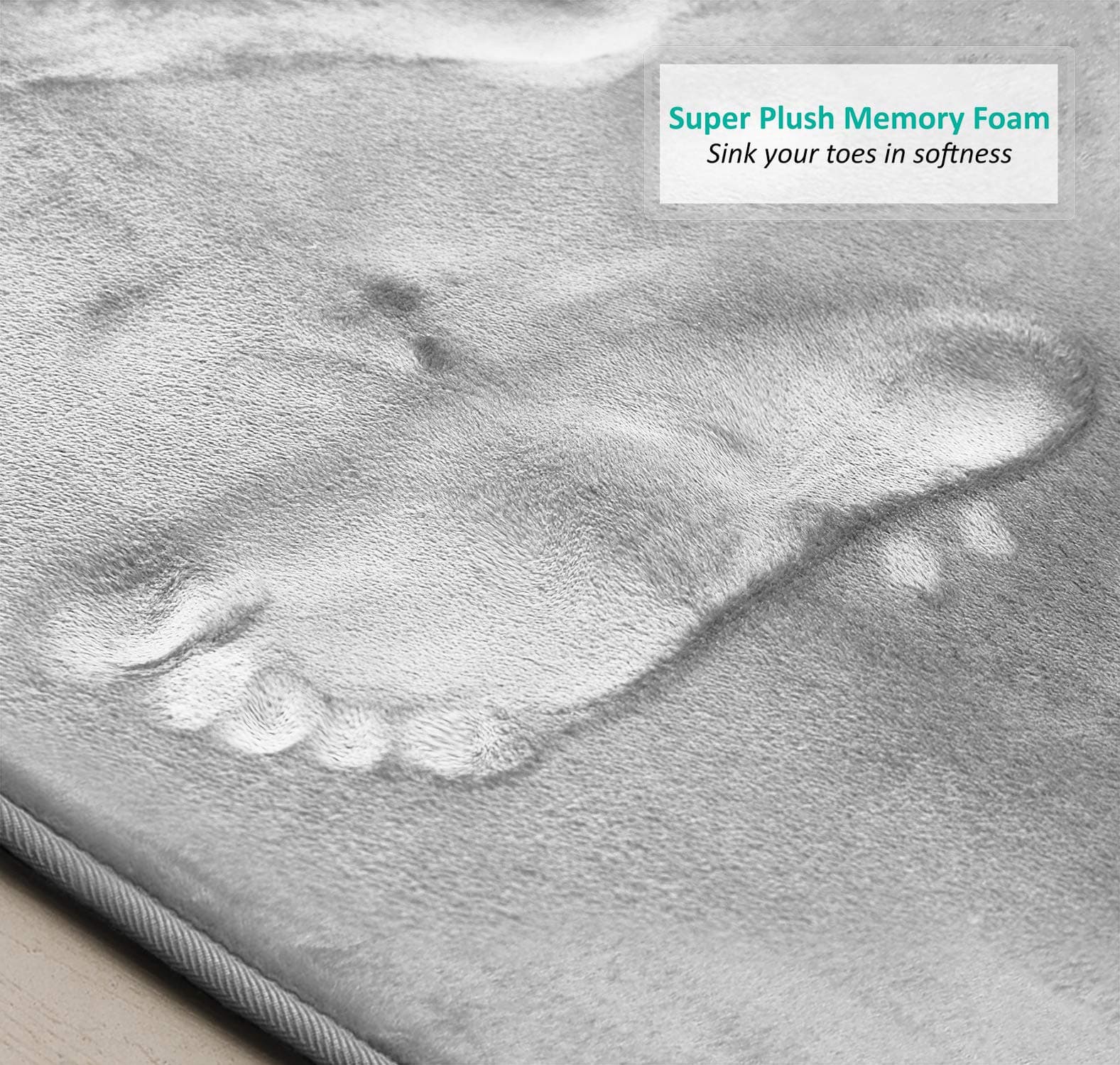 Clara Clark Bathroom Rugs Ultra Soft Plush Bath Mat For Bathroom Non-Slip - Thumbnail 7