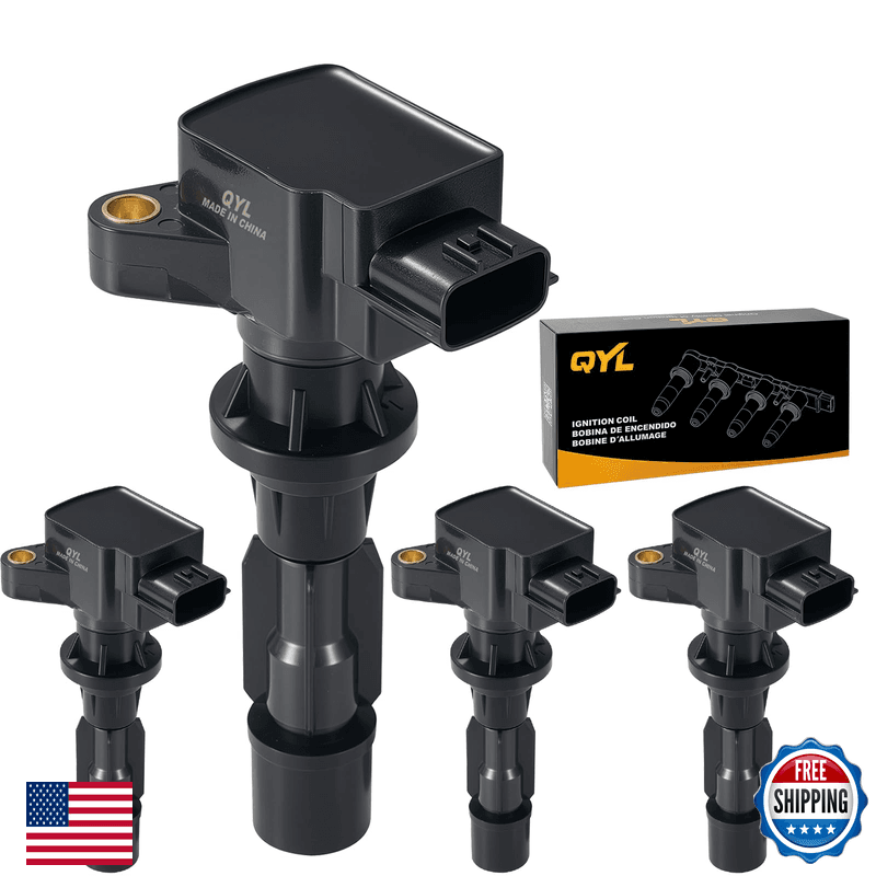 Qyl Pack Of 4Pcs Ignition Coils Replacement For Mazda 3 6 2006-2013 Cx-7