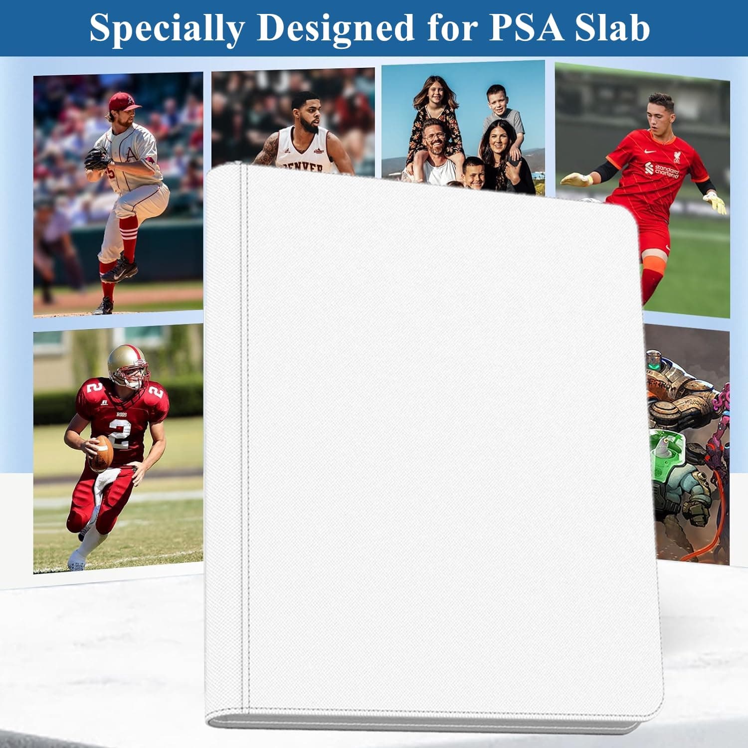 Superaimi 40 Pockets Graded Card Binder Toploading Psa Slab Holder Album Pu - Thumbnail 5