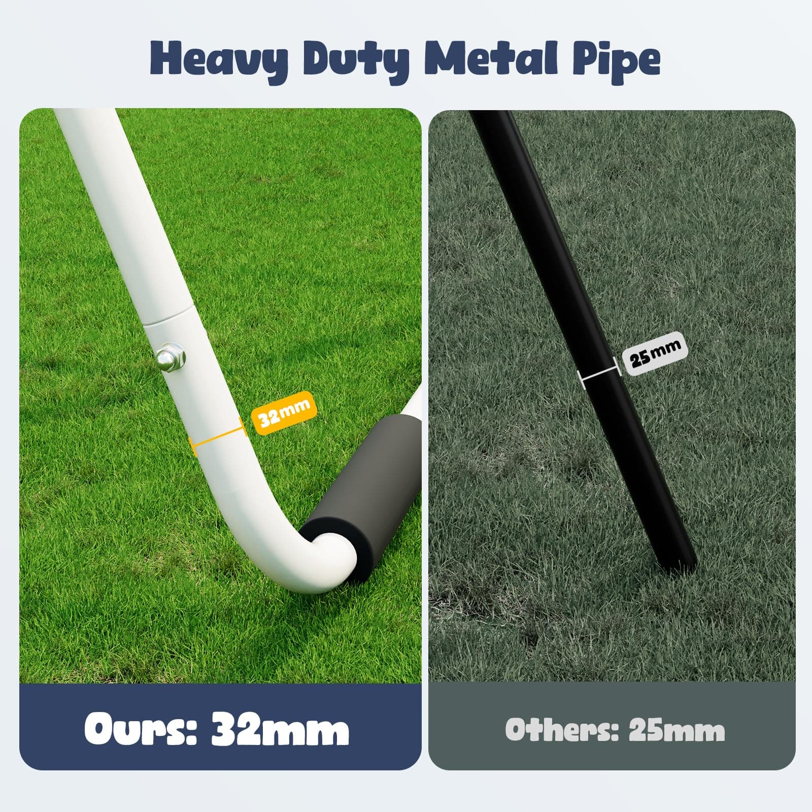 Hapfan Toddler Swing Stand Heavy Duty Baby Indoor Outdoor Swing Set Safety - Thumbnail 3