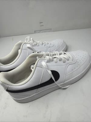 Nike DH2987-101 Court Vision Next Nature Low White Black US 12 Men's Sneaker - Thumbnail 4