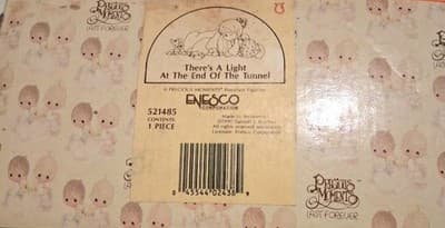 Precious Moments There’s a Light at the End of the Tunnel Figurine 1990 Enesco - Thumbnail 2
