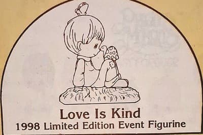 Precious Moments Love Is Kind 1998 Limited Edition Event Figurine Enesco - Thumbnail 2