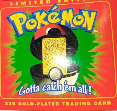 1999 Pokémon Togepi 23K Gold Plated Card Burger King Limited Edition - Thumbnail 3