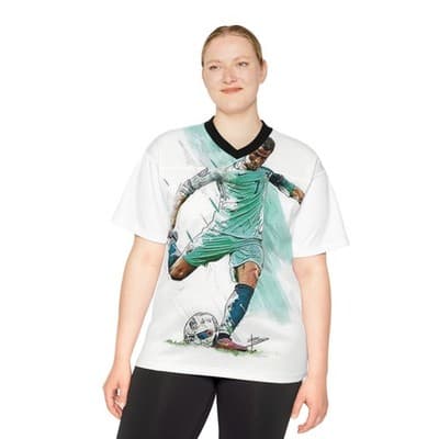 Cristiano Ronaldo Soccer Jersey Football Jersey | Soccer Apparel - Thumbnail 4