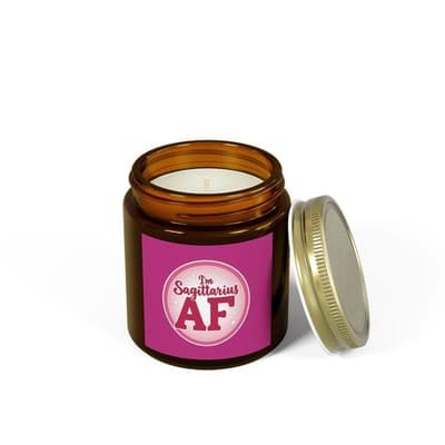 Im Sagittarius AF Candle, Scented Zodiac Candle - Thumbnail 2