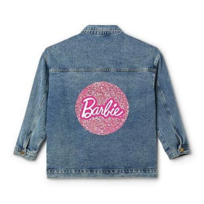 Iconic Doll Patch Women’s Jean Jacket, Womens Jean Jacket
