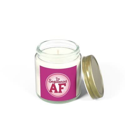Im Sagittarius AF Candle, Scented Zodiac Candle - Thumbnail 2