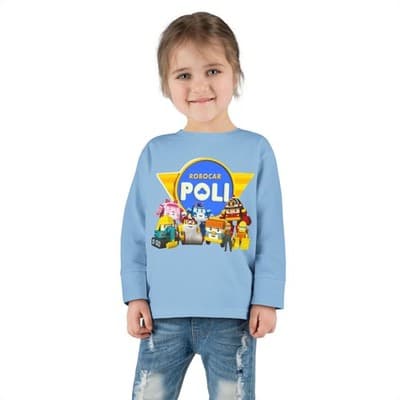 Robocar Poli Toddler Long Sleeve T-shirt - Thumbnail 2