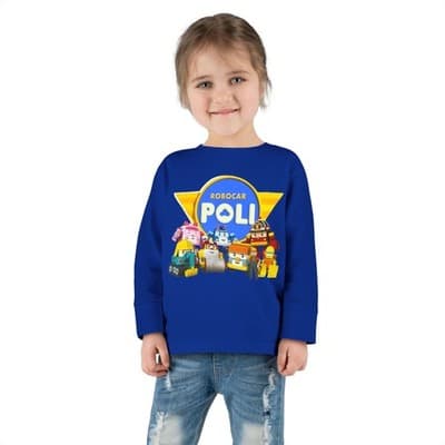 Robocar Poli Toddler Long Sleeve T-shirt - Thumbnail 2