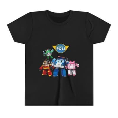 Kids Robocar Poli Short Sleeve T-shirt