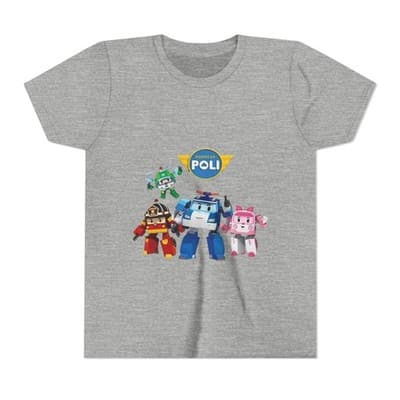 Kids Robocar Poli Short Sleeve T-shirt