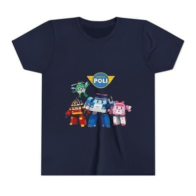 Kids Robocar Poli Short Sleeve T-shirt