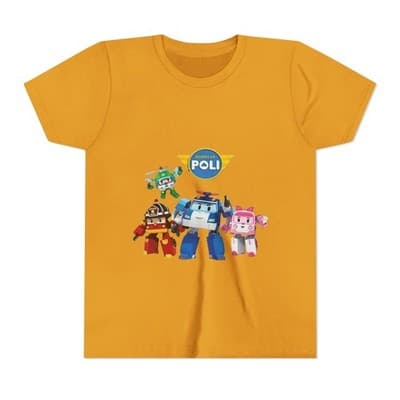 Kids Robocar Poli Short Sleeve T-shirt