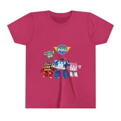 Kids Robocar Poli Short Sleeve T-shirt
