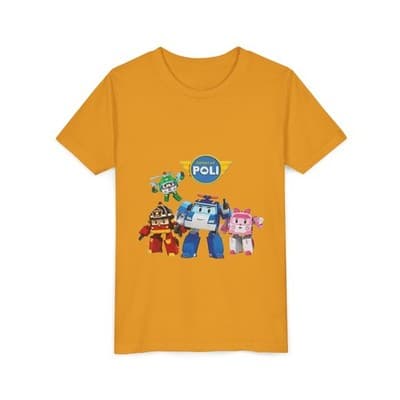 Kids Robocar Poli Short Sleeve T-shirt - Thumbnail 2