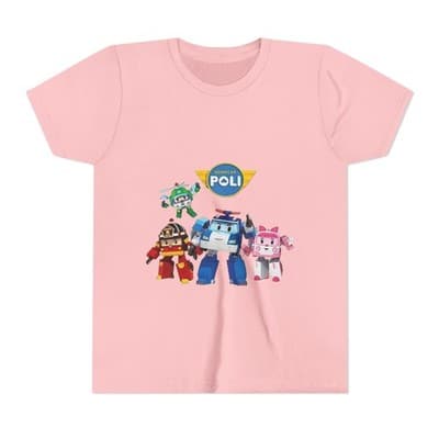 Kids Robocar Poli Short Sleeve T-shirt