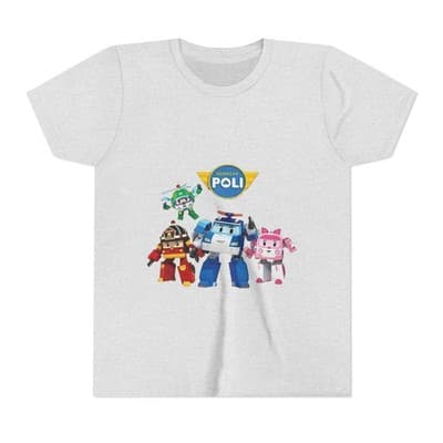 Kids Robocar Poli Short Sleeve T-shirt