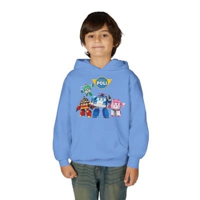 Kids Robocar Poli Hoodie I Robocar Poli Hooded Sweatshirt