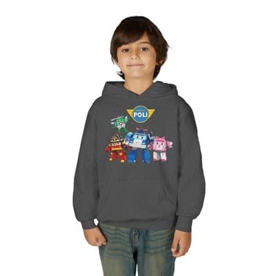 Kids Robocar Poli Hoodie I Robocar Poli Hooded Sweatshirt